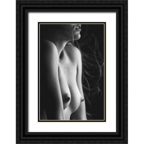 El Cuerpo Black Ornate Wood Framed Art Print with Double Matting by Krystynek MQEP, Martin