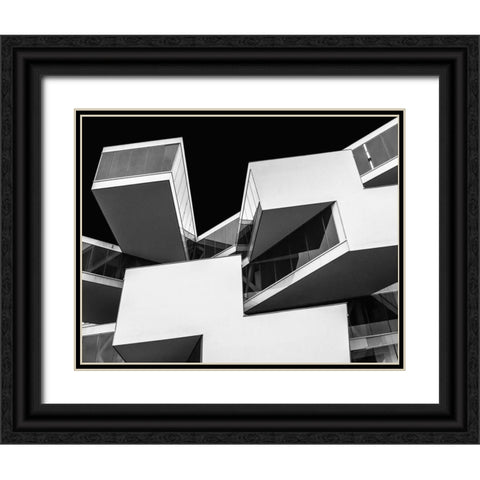 Actelion Black Ornate Wood Framed Art Print with Double Matting by Vangindertael, Luc