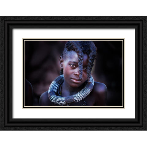 The Beauty Within Black Ornate Wood Framed Art Print with Double Matting by Cole, Trevor