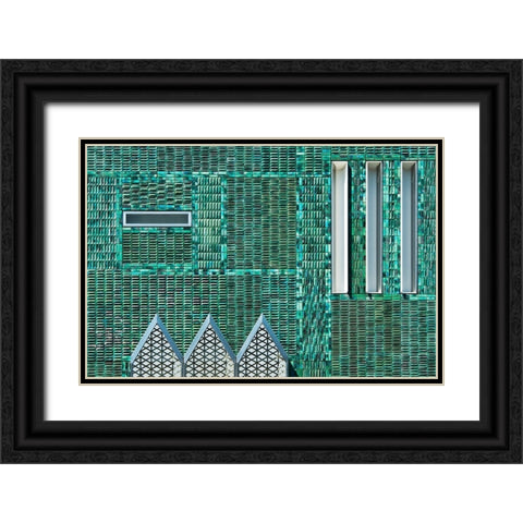 De Bijenkorf Black Ornate Wood Framed Art Print with Double Matting by van Son, Greetje