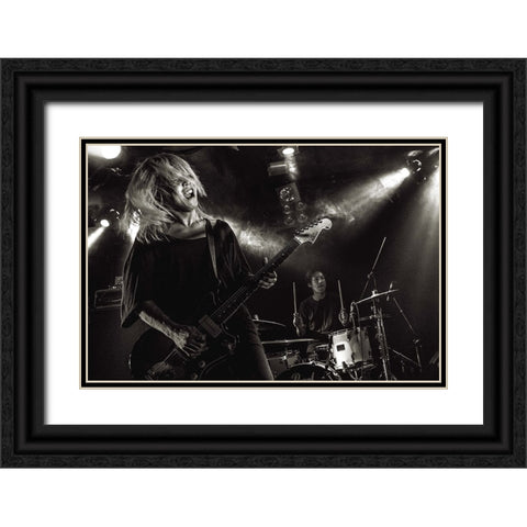 Onstage Black Ornate Wood Framed Art Print with Double Matting by Nakamatsu, Kenji