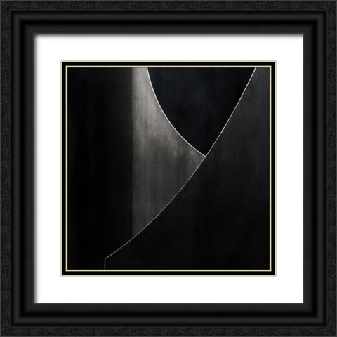 Ypsylon Black Ornate Wood Framed Art Print with Double Matting by Claes, Gilbert