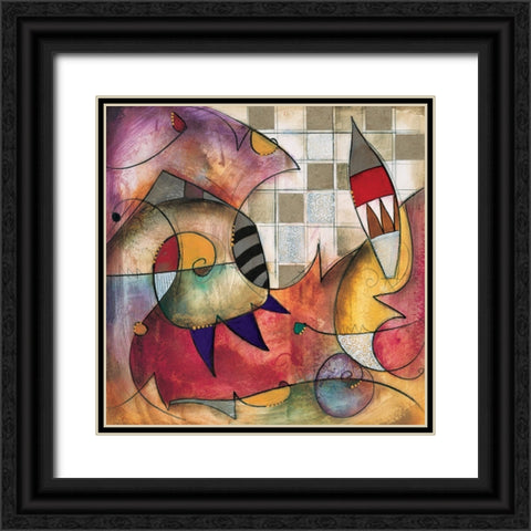 Primo I Black Ornate Wood Framed Art Print with Double Matting by Waugh, Eric