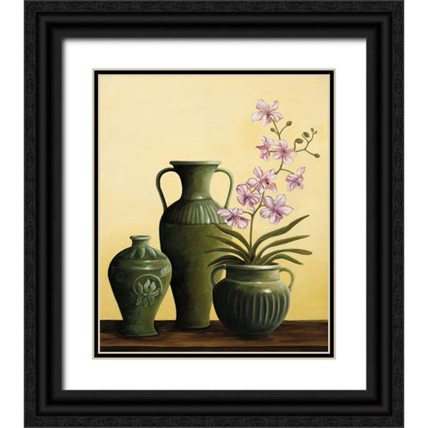 Interior Setting I Black Ornate Wood Framed Art Print with Double Matting by Brighton, Grace