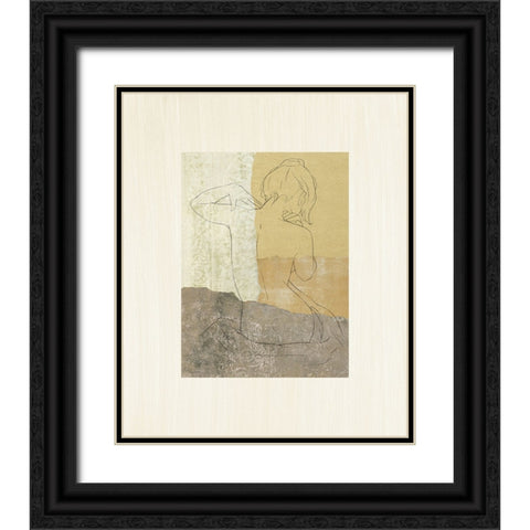The Female Figure II Black Ornate Wood Framed Art Print with Double Matting by Robbins, Jason
