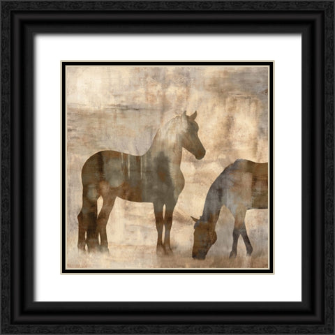 Equine II Black Ornate Wood Framed Art Print with Double Matting by Mann, Jason