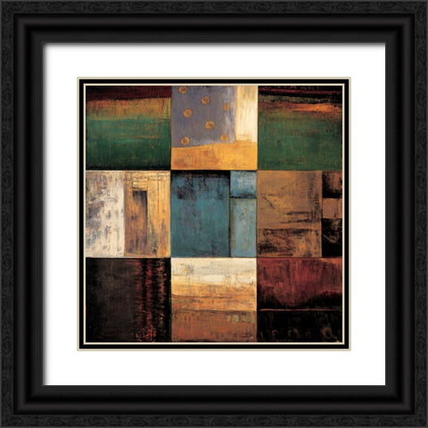 Diversified I Black Ornate Wood Framed Art Print with Double Matting by Morrison, Kurt