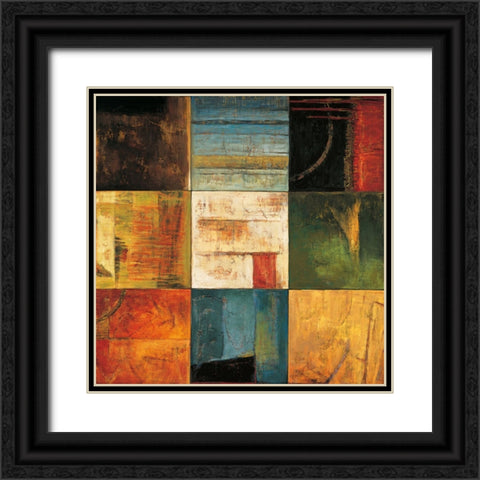 Diversified II Black Ornate Wood Framed Art Print with Double Matting by Morrison, Kurt