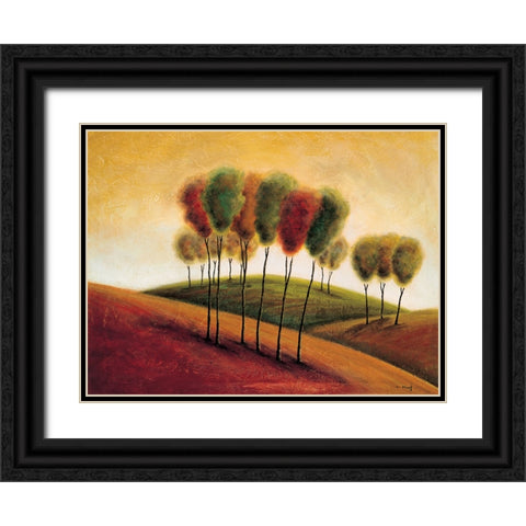 A New Morning I Black Ornate Wood Framed Art Print with Double Matting by Klung, Mike