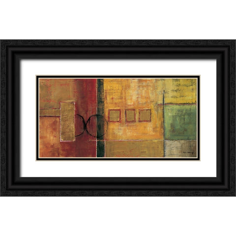 Harmony I Black Ornate Wood Framed Art Print with Double Matting by Klung, Mike
