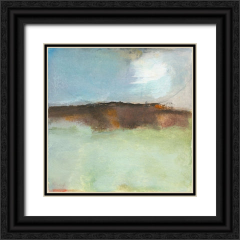 Fluctuation Black Ornate Wood Framed Art Print with Double Matting by Oppenheimer, Michelle