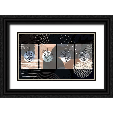 Garden Fresh Black Ornate Wood Framed Art Print with Double Matting by Bolokofsky, Ronald