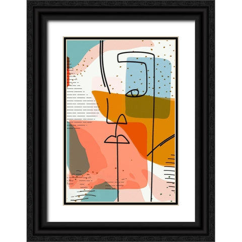 Modern Man 44C Black Ornate Wood Framed Art Print with Double Matting by Bolokofsky, Ronald