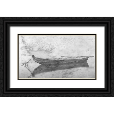 Rowing Dreams 2 Black Ornate Wood Framed Art Print with Double Matting by Phillip, Jamie