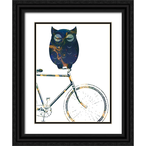 Bicycle Travel 2 Black Ornate Wood Framed Art Print with Double Matting by Phillip, Jamie