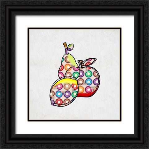 Fruit World 2 Black Ornate Wood Framed Art Print with Double Matting by Phillip, Jamie