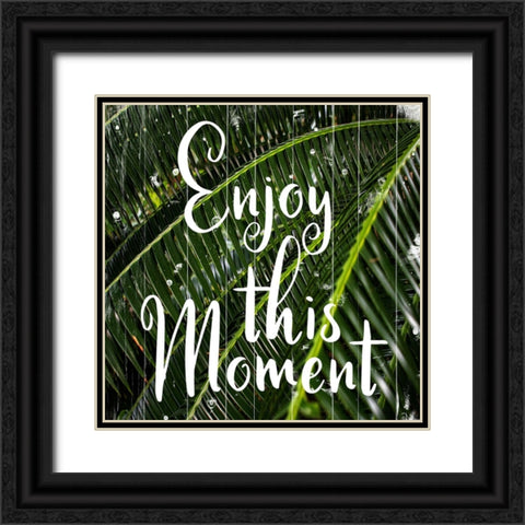 Tropical Moment Black Ornate Wood Framed Art Print with Double Matting by Phillip, Jamie