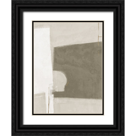 Always a Way Khaki Green Black Ornate Wood Framed Art Print with Double Matting by Urban Road