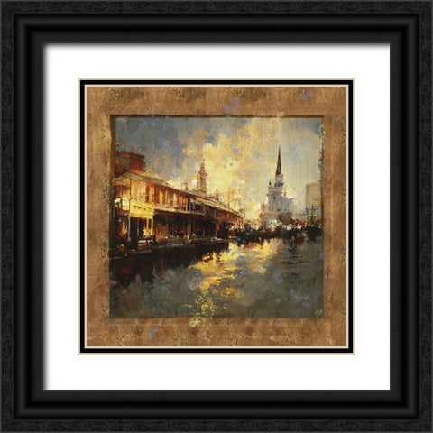 Glorious New Orleans I Black Ornate Wood Framed Art Print with Double Matting by Wiley, Marta