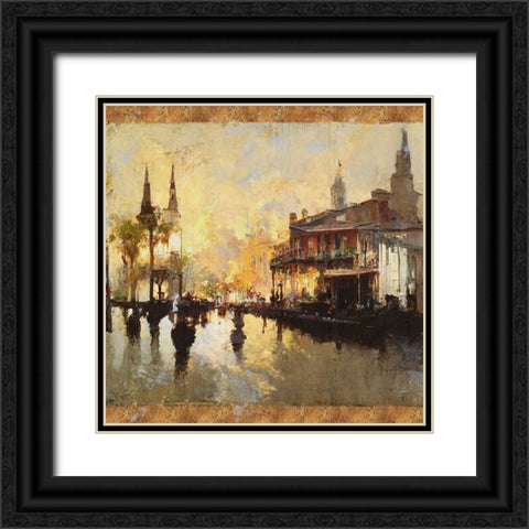 Glorious New Orleans III Black Ornate Wood Framed Art Print with Double Matting by Wiley, Marta