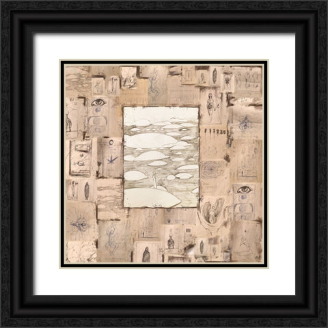 Isolation Black Ornate Wood Framed Art Print with Double Matting by Wiley, Marta