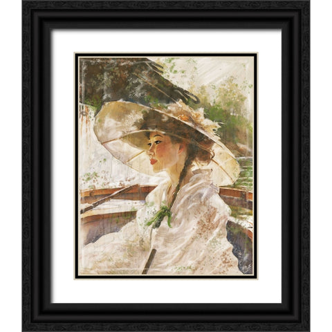 Japanese Beauty II Black Ornate Wood Framed Art Print with Double Matting by Wiley, Marta