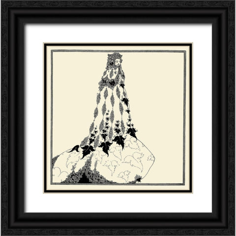 Reform 1918 Black Ornate Wood Framed Art Print with Double Matting by Beardsley, Aubrey