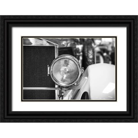 Classic Closeup Black Ornate Wood Framed Art Print with Double Matting by Vintage Photo Archive