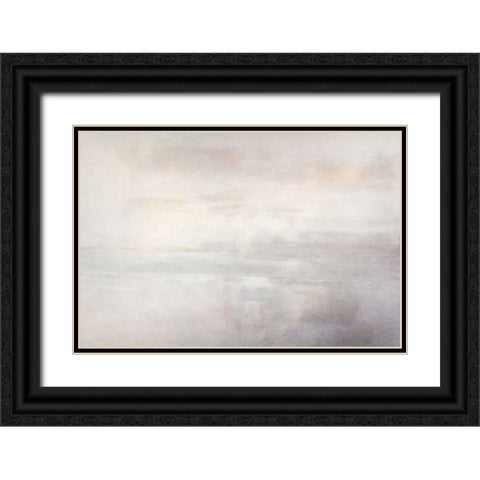 Across the Water Black Ornate Wood Framed Art Print with Double Matting by Alpenglow Workshop