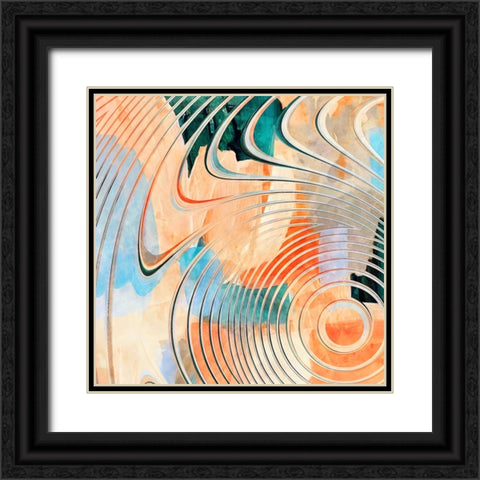 Amplified Frequencies Black Ornate Wood Framed Art Print with Double Matting by Alpenglow Workshop
