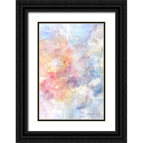 Crystalline Rainbow Black Ornate Wood Framed Art Print with Double Matting by Alpenglow Workshop