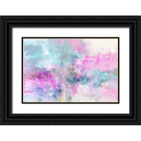 Fading Lilacs Black Ornate Wood Framed Art Print with Double Matting by Alpenglow Workshop