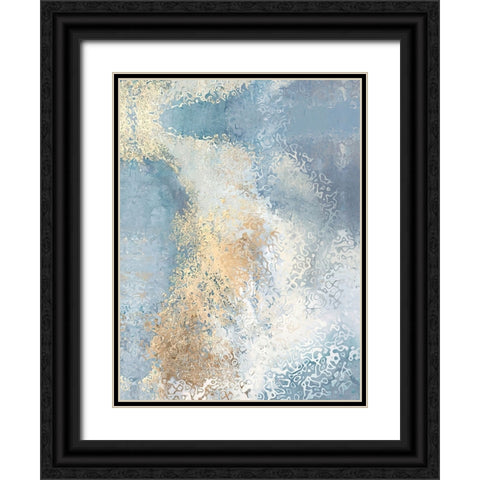 Flowing Stream III Black Ornate Wood Framed Art Print with Double Matting by Alpenglow Workshop
