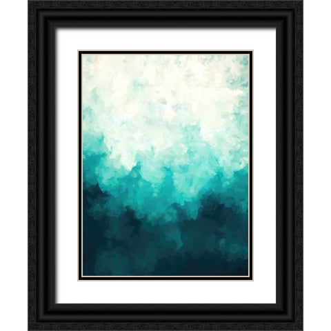 Turquoise Hills Black Ornate Wood Framed Art Print with Double Matting by Alpenglow Workshop