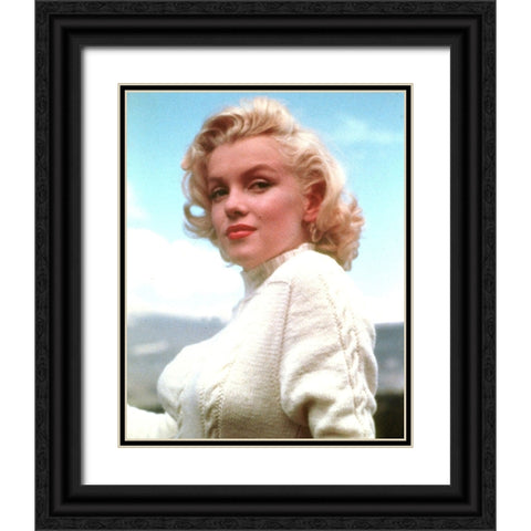 Marilyn Monroe, Modern Screen, 1953 Black Ornate Wood Framed Art Print with Double Matting by Vintage Hollywood Archive