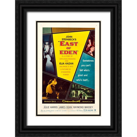 East of Eden-1955 Black Ornate Wood Framed Art Print with Double Matting by Vintage Hollywood Archive
