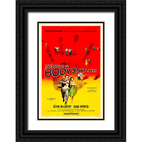 Invasion of the Body Snatchers-1956 Black Ornate Wood Framed Art Print with Double Matting by Vintage Hollywood Archive