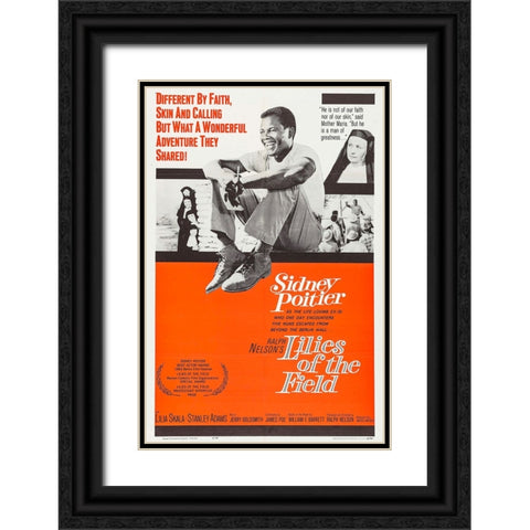 Lilies of the Field-1963 Black Ornate Wood Framed Art Print with Double Matting by Vintage Hollywood Archive