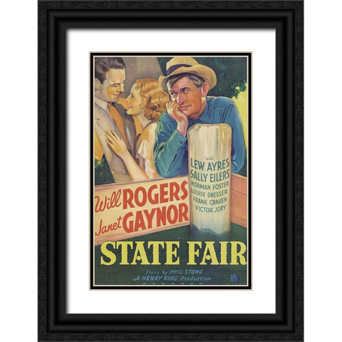 State Fair-1933 Black Ornate Wood Framed Art Print with Double Matting by Vintage Hollywood Archive
