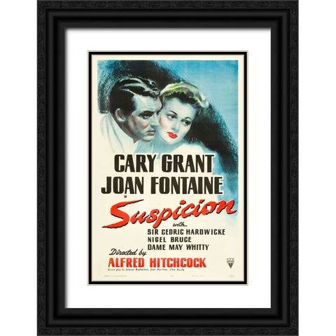 Suspicion-1941 Black Ornate Wood Framed Art Print with Double Matting by Vintage Hollywood Archive