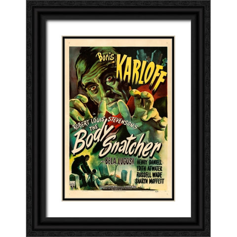 The Body Snatcher-1945 Black Ornate Wood Framed Art Print with Double Matting by Vintage Hollywood Archive