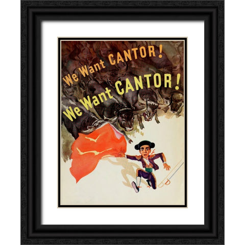 The Kid from Spain-1932 Black Ornate Wood Framed Art Print with Double Matting by Vintage Hollywood Archive