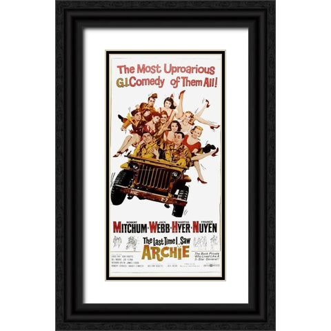 The Last Time I Saw Archie Black Ornate Wood Framed Art Print with Double Matting by Vintage Hollywood Archive