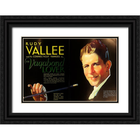 The Vagabond Lover-1929 Black Ornate Wood Framed Art Print with Double Matting by Vintage Hollywood Archive