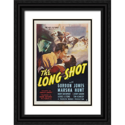 The Long Shot-1939 Black Ornate Wood Framed Art Print with Double Matting by Vintage Hollywood Archive