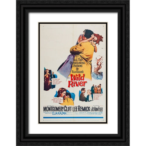 Wild River-1960 Black Ornate Wood Framed Art Print with Double Matting by Vintage Hollywood Archive