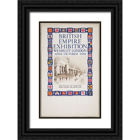 British Empire Exhibition-1924-Industry Black Ornate Wood Framed Art Print with Double Matting by Worlds Fair Posters