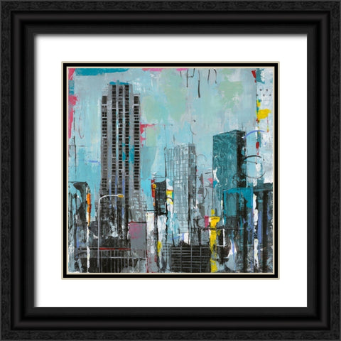 City Living II Black Ornate Wood Framed Art Print with Double Matting by Joy, Julie