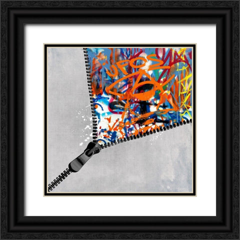 The Reveal Black Ornate Wood Framed Art Print with Double Matting by Smith, Karen