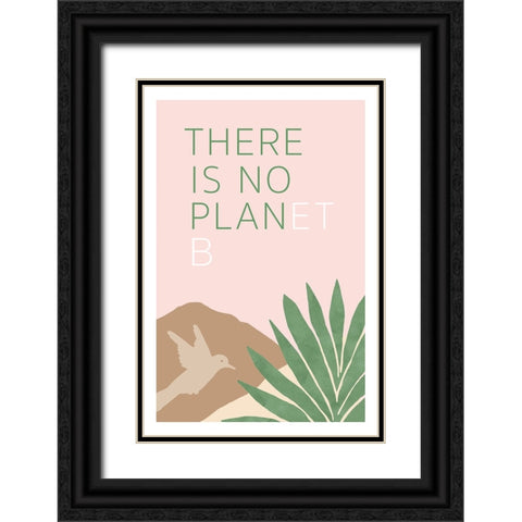Love Our Planet III Black Ornate Wood Framed Art Print with Double Matting by Kouta, Flora